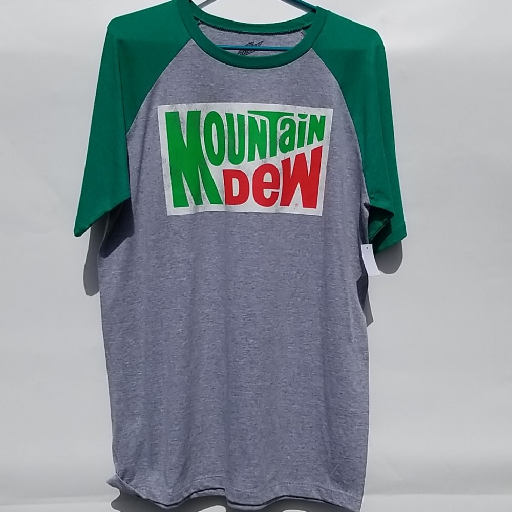 Mountain Dew T Shirt Large